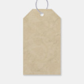 Eiffeltoren Paris Postmark huwelijksgunst Cadeaulabel (Achterkant)