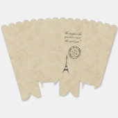 Eiffeltoren Paris Postmark Wedding Favoriet Bedankdoosjes (Ongevouwen)