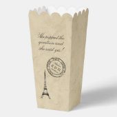Eiffeltoren Paris Postmark Wedding Favoriet Bedankdoosjes (Voorkant)