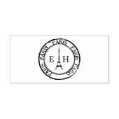 Eiffeltoren Paris Postmark Zelfinktende Stempel (Design)