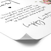 Eiffeltoren Paris ringjacht vrijgezellenfeest spel Poster (Hoek)