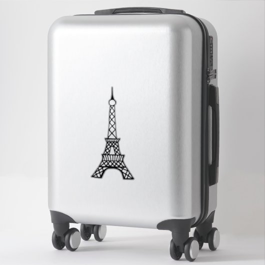 Eiffeltoren Paris Sticker (Koffer)