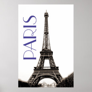 Eiffeltoren Paris Travel Poster