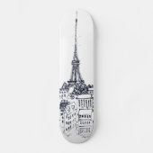 Eiffeltoren Persoonlijk Skateboard (Voorkant)