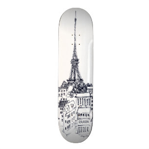 Eiffeltoren Persoonlijk Skateboard