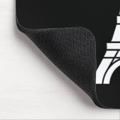 Eiffeltoren Pictogram Mousepad Muismat (Hoek)
