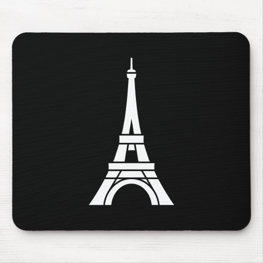 Eiffeltoren Pictogram Mousepad Muismat (Voorkant)