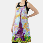 Eiffeltoren Pointillisme Lente Landschap Schort (Insitu)