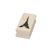 Eiffeltoren pointillisme rubberen stempel (Stempel)