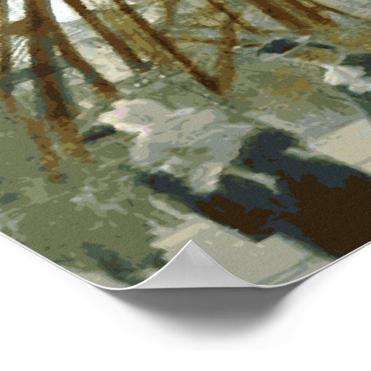 Eiffeltoren Poster (Hoek)