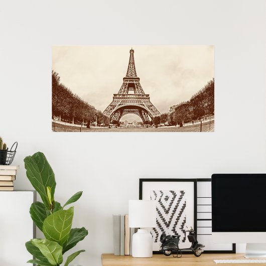 Eiffeltoren Poster (Thuiskantoor)