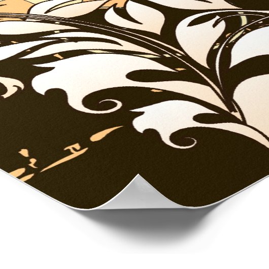 Eiffeltoren Poster (Hoek)