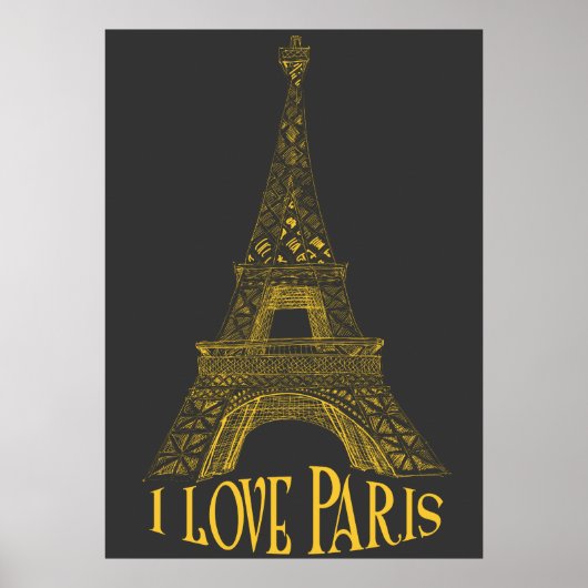 Eiffeltoren Poster (Voorkant)