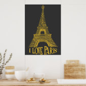 Eiffeltoren Poster (Keuken)