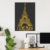 Eiffeltoren Poster (Thuiskantoor)