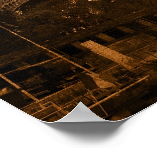  Eiffeltoren Poster (Hoek)