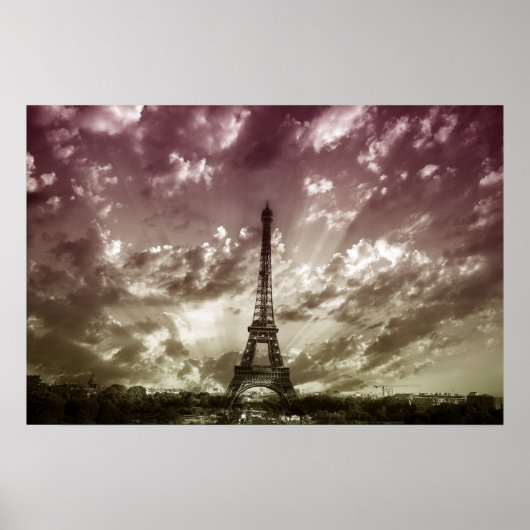 Eiffeltoren poster (Voorkant)