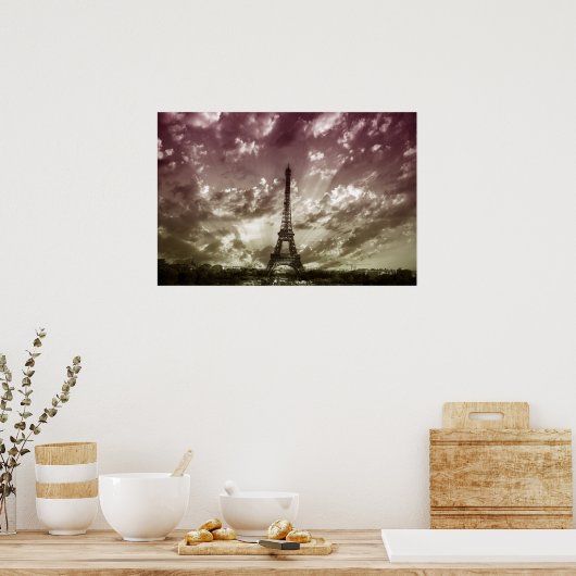 Eiffeltoren poster (Keuken)