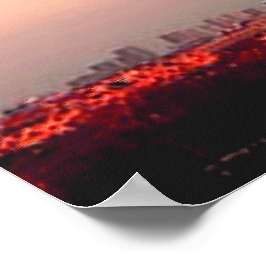 Eiffeltoren Poster (Hoek)