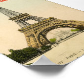 Eiffeltoren Poster (Hoek)