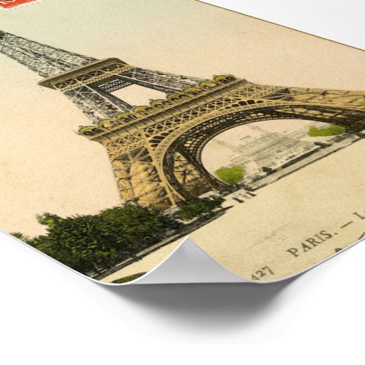 Eiffeltoren Poster (Hoek)