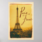  eiffeltoren poster (Voorkant)