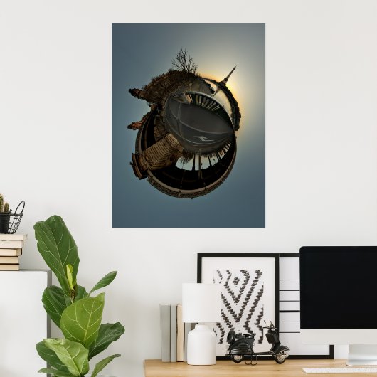 Eiffeltoren Poster (Thuiskantoor)