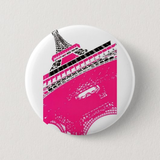 Eiffeltoren-Poster-C13450125 Ronde Button 5,7 Cm (Voorkant)