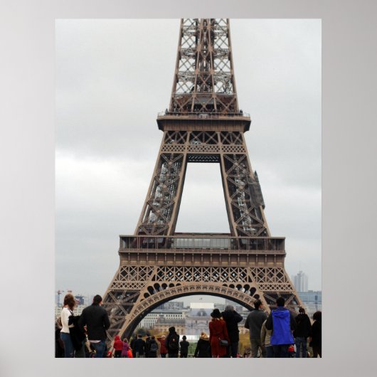 Eiffeltoren Poster Papier (Matte) (Voorkant)