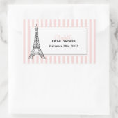 Eiffeltoren Rechthoekige Sticker (Tas)