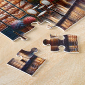 Eiffeltoren Regenachtige Dag in Parijs Legpuzzel (Zijkant)
