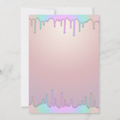 Eiffeltoren, regenboogschijven Quinceañera Kaart (Achterkant)