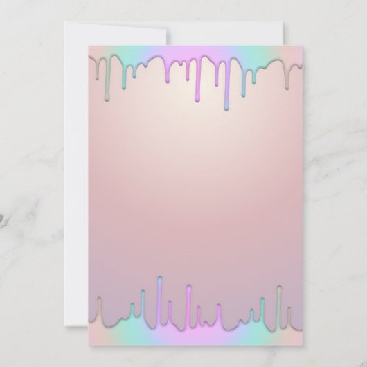 Eiffeltoren, regenboogschijven Quinceañera Kaart (Achterkant)