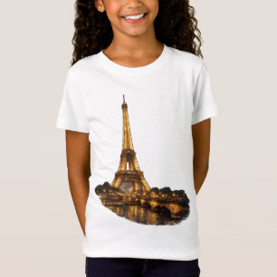 Eiffeltoren – Reisontwerp Parijs T-shirt
