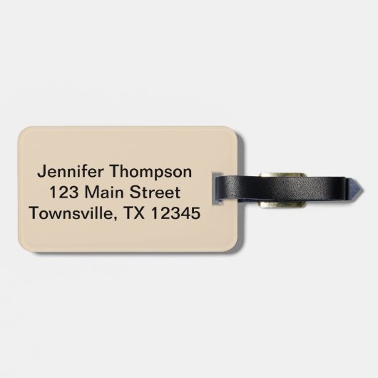  Eiffeltoren Reisstempel Bagagelabel (Achterkant horizontaal)