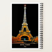 Eiffeltoren reizen: leg je herinneringen vast notitieboek (Achterkant)