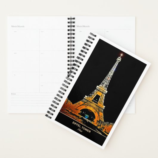 Eiffeltoren reizen: plan uw avonturenplanner planner (Display)