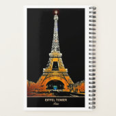 Eiffeltoren reizen: plan uw avonturenplanner planner (Achterkant)