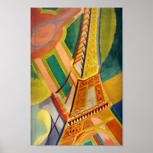 Eiffeltoren | Robert Delaunay Poster (Voorkant)