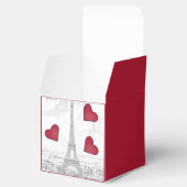  Eiffeltoren - rode harten Bedankdoosjes (Geopend)