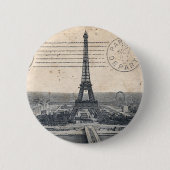  Eiffeltoren Ronde Button 5,7 Cm (Voorkant)