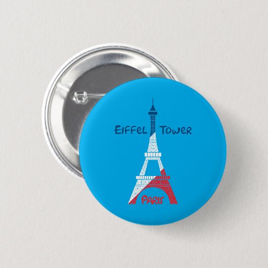 Eiffeltoren Ronde Button 5,7 Cm (Voorkant /achterkant)