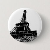 Eiffeltoren Ronde Button 5,7 Cm (Voorkant)