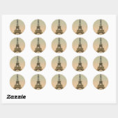 Eiffeltoren Ronde Sticker (Vel)
