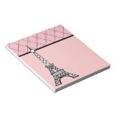 Eiffeltoren Roze Paris Notitieblok Cadeau (Schuin)