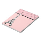 Eiffeltoren Roze Paris Notitieblok Cadeau (Linkerzijde)