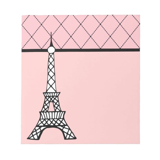Eiffeltoren Roze Paris Notitieblok Cadeau (Voorkant)