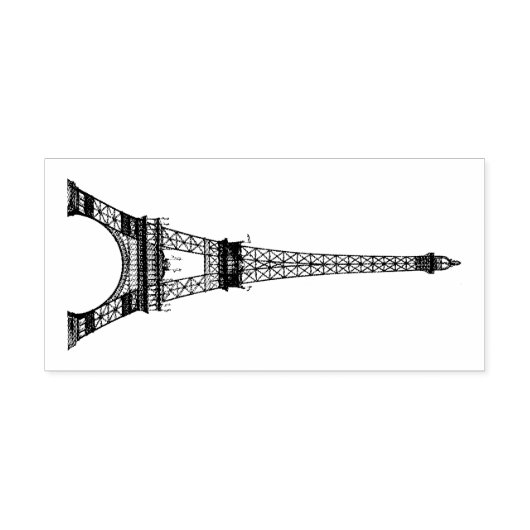 Eiffeltoren Rubberstempel (Afrduk)