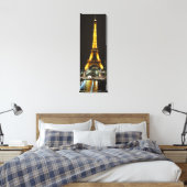 Eiffeltoren 's Nachts Canvas Afdruk (Insitu (Slaapkamer))