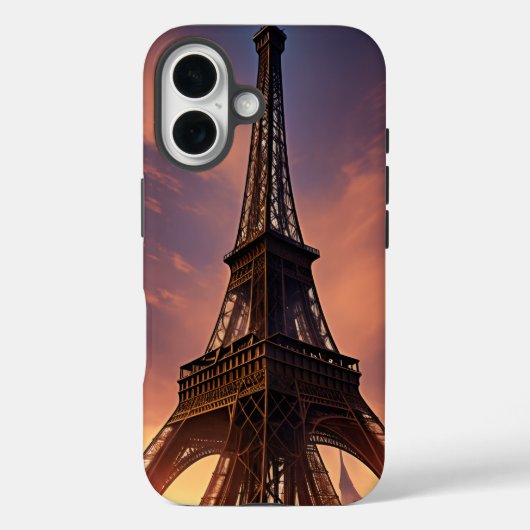 Eiffeltoren 's nachts Case-Mate iPhone case (Achterkant)